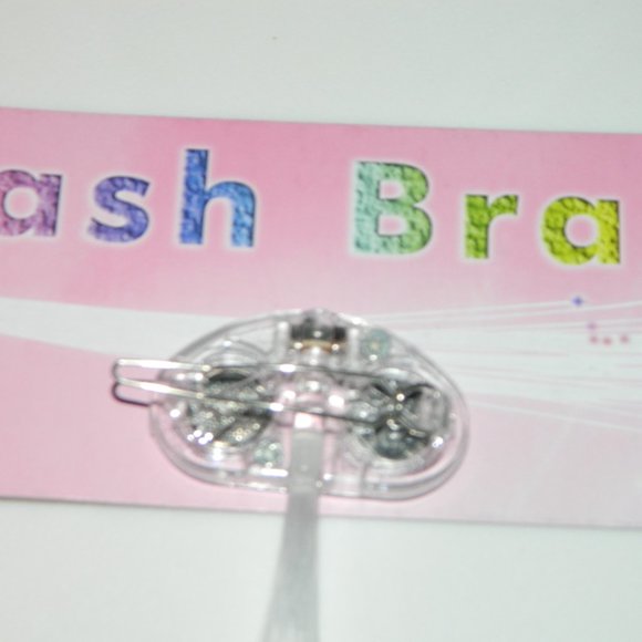 3 for/$25 Fiberoptic Multicolour Light Up LED Flash Braid Hair Clip On (Unit A1) - Picture 13 of 15